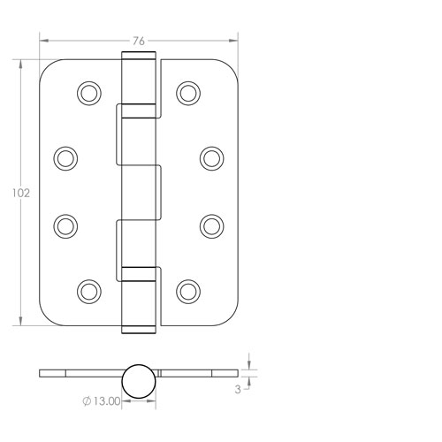 J8500R Technical Drawing