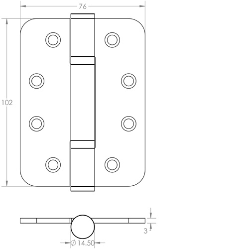 J9633 Technical Drawing