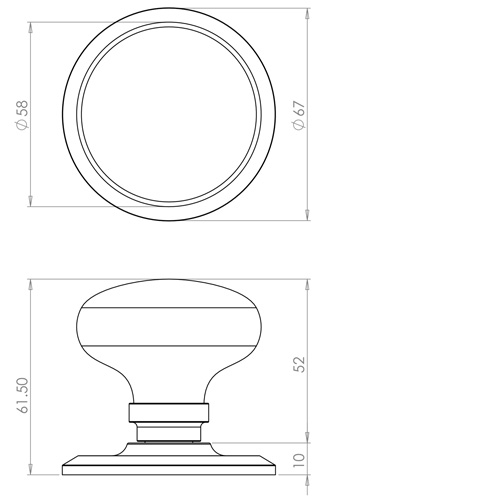 JKA60P Technical Drawing