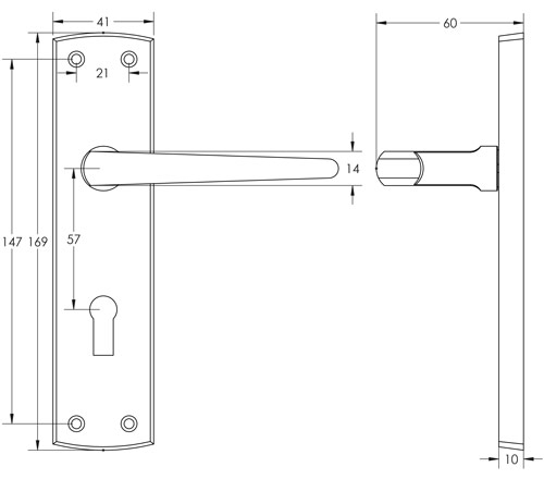 Bray Suite Technical Drawing