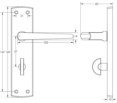 Bray Suite Technical Drawing